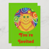 PSY-CATの招待されました 招待状 (正面/裏面)