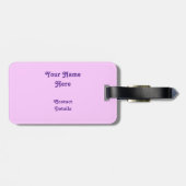 Psy-cat-delicピンクの'文字'ラゲッジタグ ラゲッジタグ (裏面横)