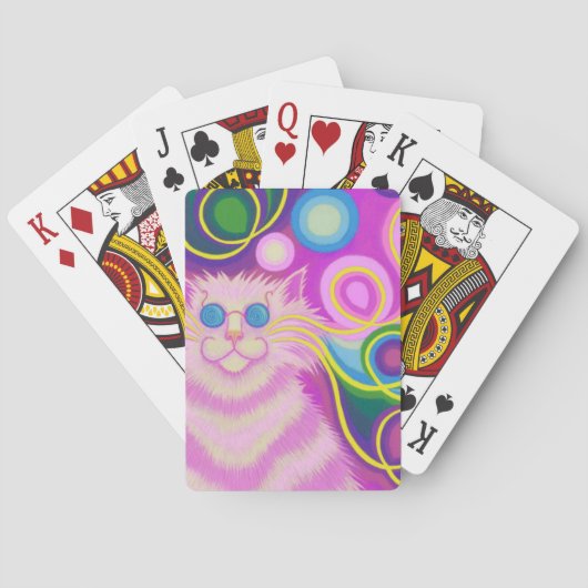 PSY-CAT-DELIC PINK遊のカード トランプ (裏面)