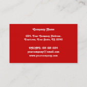 PSY-cat-delic'round'名刺ポートレート赤 名刺 (裏面)