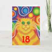 PSY-CAT-DLY「Age」「groovy birthday」カード カード (正面)