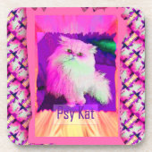 PSY Kat / The Psychic Cat (by ACCI) コースター (正面)