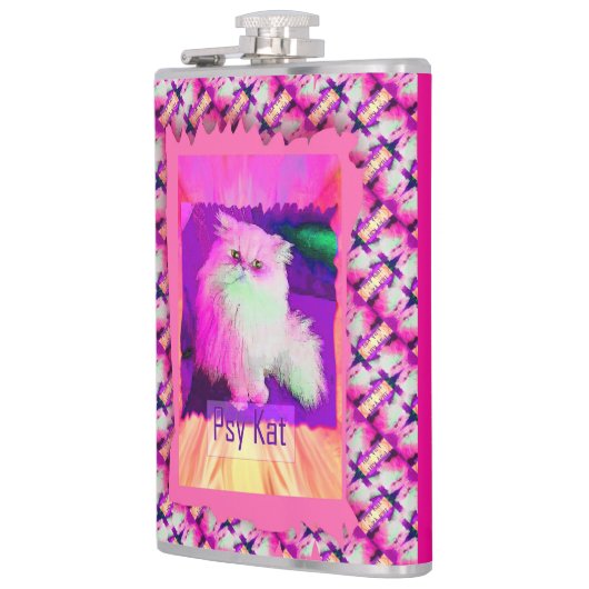 PSY Kat / The Psychic Cat (by ACCI) フラスク (左)