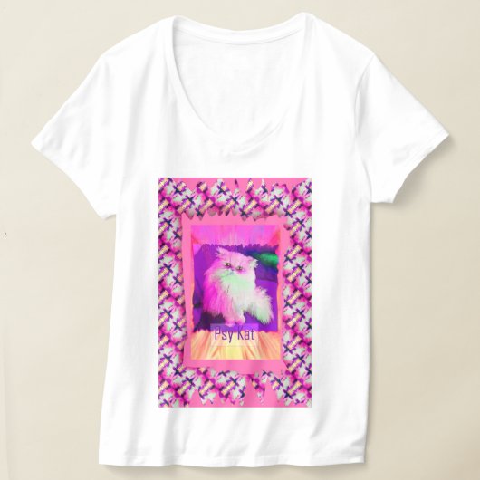 PSY Kat / The Psychic Cat (by ACCI) Tシャツ (レイダウン)