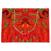 Psy wings large gift bag ラージペーパーバッグ (正面)