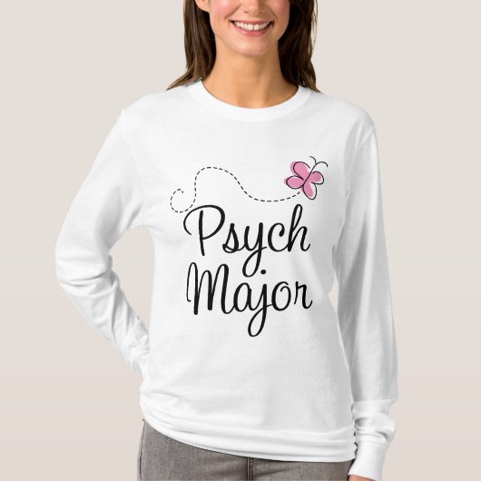 Psychのかわいい専攻のなギフト Tシャツ (正面)