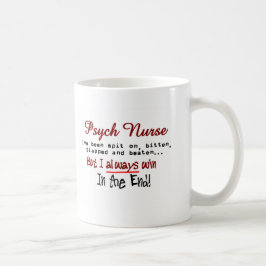 Psychのナースの笑わされるなことわざのギフト コーヒーマグカップ