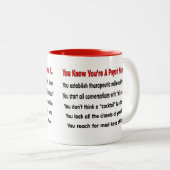 Psychのナースを…あなたは知っています ツートーンマグカップ (正面右)