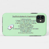 Psychの上10の属性。 ナースユーモア Case-Mate iPhoneケース (裏面(横))