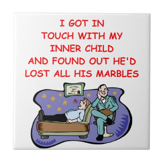 psychの冗談 タイル (正面)