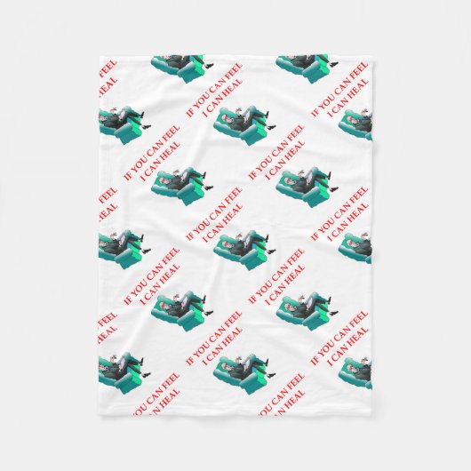 psych フリースブランケット (正面)