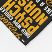 Psych Nurse Psychiatric Nursing RN フリースブランケット (角)