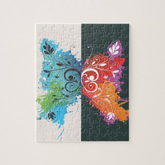 Psychadelicの蝶 ジグソーパズル (縦)