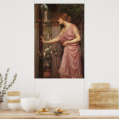 Psyche Opening the Door into Cupid's Garden - 1904 ポスター (キッチン)