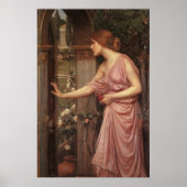 Psyche Opening the Door into Cupid's Garden - 1904 ポスター (正面)