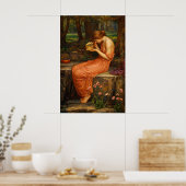 Psyche Opening the Golden Box by Waterhouse ポスター (キッチン)