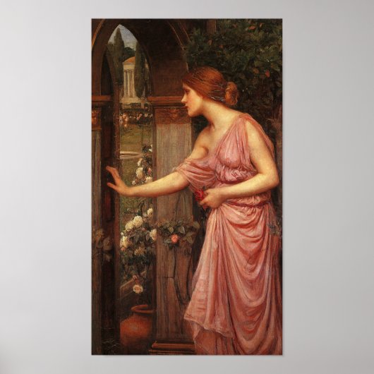 Psyche Pre Raphaelite by John W. Waterhouse ポスター (正面)