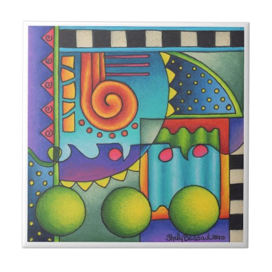 Psychedeco タイル (正面)