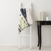 psychedelic abstract art black and white シェルパブランケット (インサイチュ)