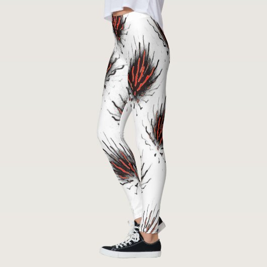 Psychedelic Abstract Leggings レギンス (左)