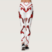 Psychedelic Abstract Leggings – Neon Art Pattern レギンス (裏面)