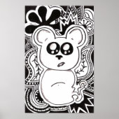Psychedelic Bear ポスター (正面)