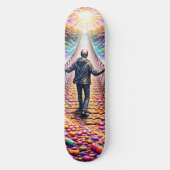 Psychedelic Bridge Journey Skateboard スケートボード (正面)