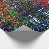 Psychedelic Bright Spot Light Wrapping Paper ラッピングペーパー (角)