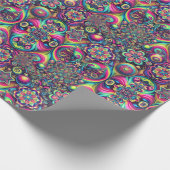 Psychedelic Christmas Wrapping Paper ラッピングペーパー (角)