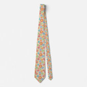 Psychedelic Colorful Custom Necktie Tie ネクタイ (正面)