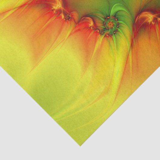 Psychedelic Colorful Modern Abstract Fractal Art 薄葉紙 (詳細)