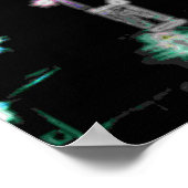 Psychedelic Downtown Kansas City ポスター (角)