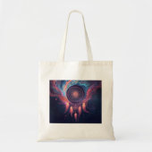 Psychedelic dream catcher tote bag トートバッグ (正面)
