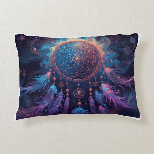psychedelic dreamcatcher cushion アクセントクッション (正面)