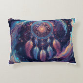 psychedelic dreamcatcher design  アクセントクッション (正面)