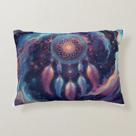 psychedelic dreamcatcher design  アクセントクッション