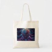 Psychedelic dreamcatcher tote bag トートバッグ (正面)