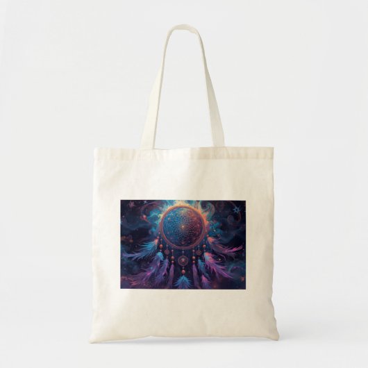 Psychedelic dreamcatcher tote bag トートバッグ (正面)