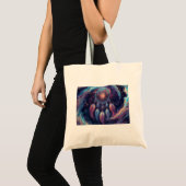 psychedelic dreamcatcher tote bag トートバッグ (正面(商品))