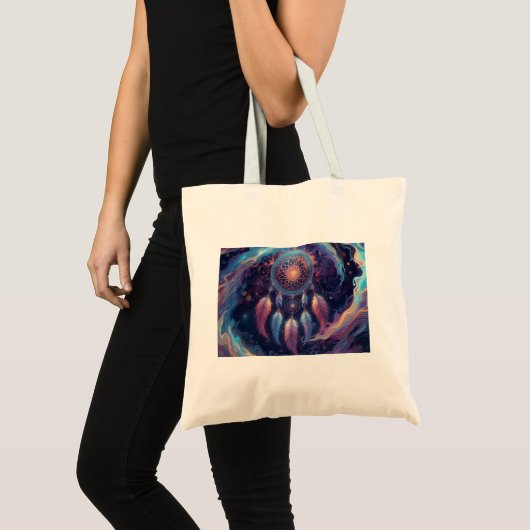 psychedelic dreamcatcher tote bag トートバッグ (正面(商品))