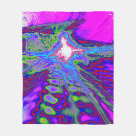 Psychedelic Energy Blanket フリースブランケット