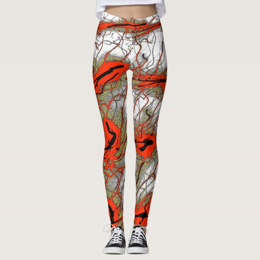 Psychedelic Energy Leggings レギンス (正面)