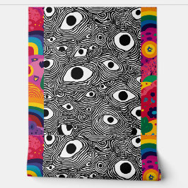 Psychedelic Eye Pattern Wallpaper - Trippy Optical 壁紙