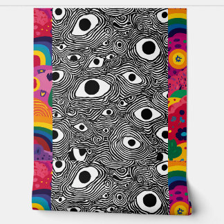 Psychedelic Eye Pattern Wallpaper - Trippy Optical 壁紙