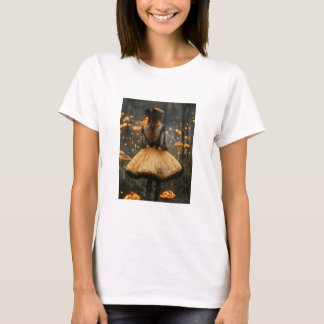 Psychedelic Fantasy Art – Enchanting Redhead in a  Tシャツ