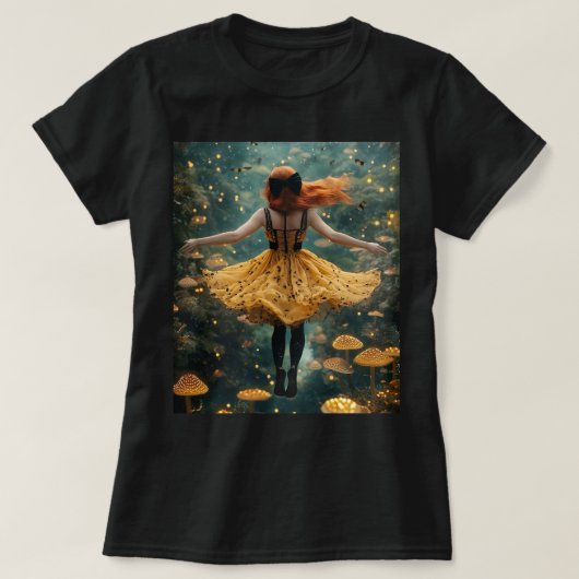 Psychedelic Fantasy Magic Art Tシャツ (デザイン正面)