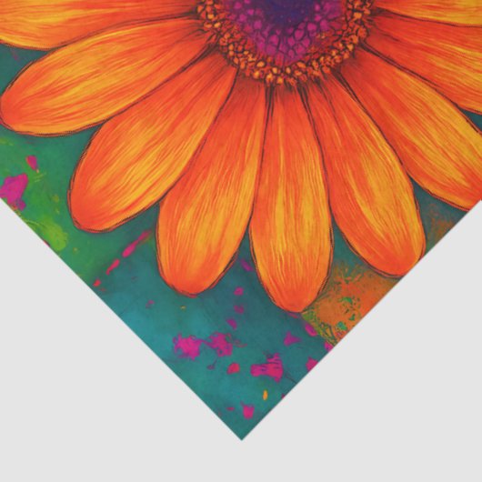 Psychedelic Flowers & Mushrooms Decoupage 薄葉紙 (詳細)