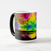 Psychedelic Forest Magic Coffee Mug モーフィングマグカップ (正面左)