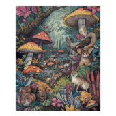 Psychedelic forest poster ポスター (正面)