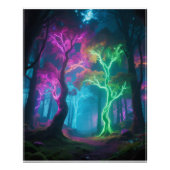 Psychedelic forest poster ポスター (正面)